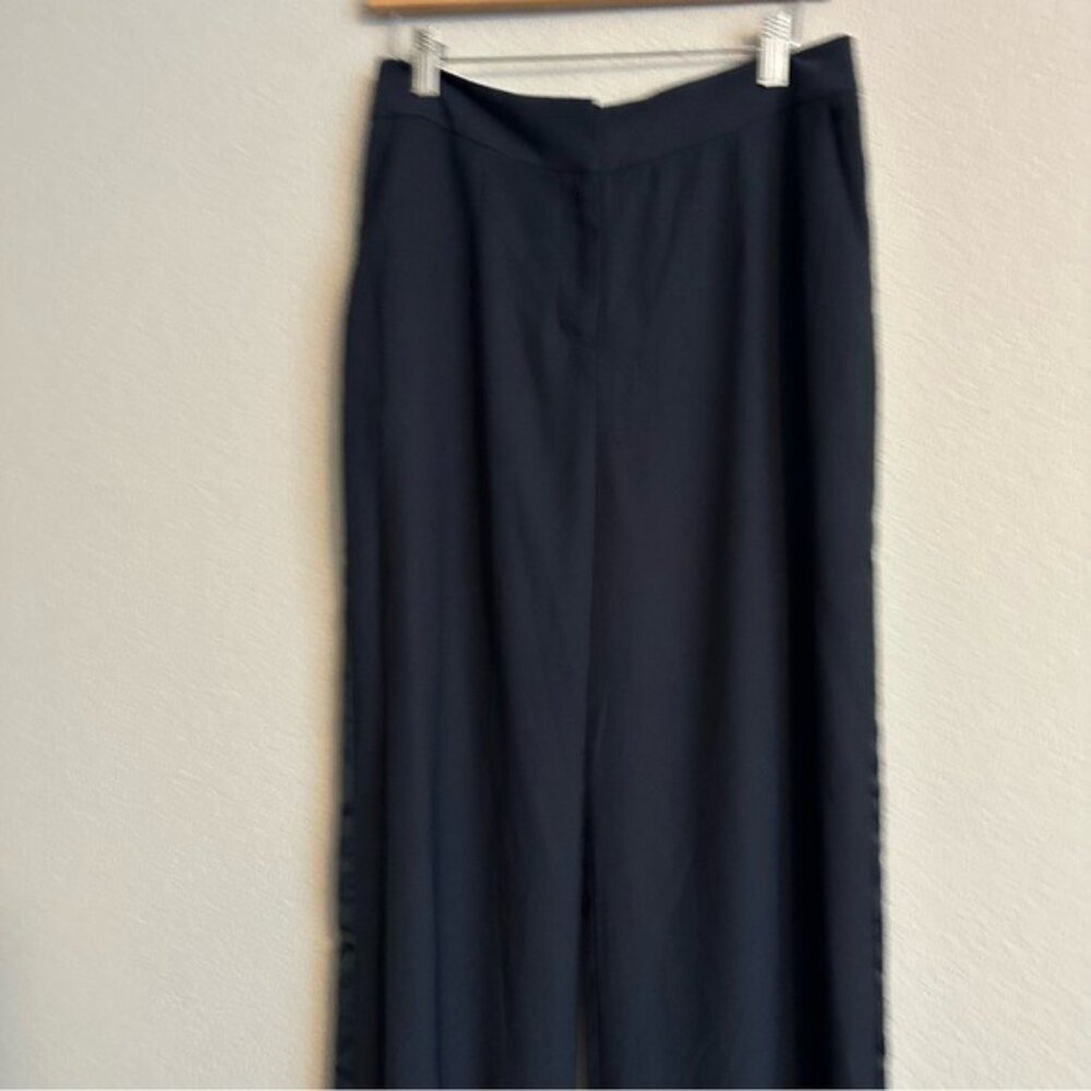 Biltmore Navy Blue Tuxedo Women's Wide Leg Pants Size 6 NWT - Picture 5 of 16
